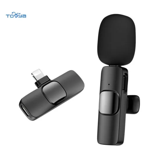 Tooya Wireless Lavalier Microphone for iOS Live Broadcast