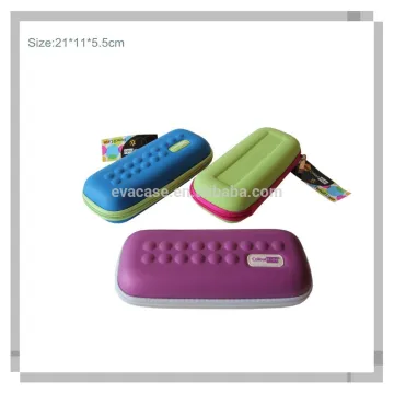 Cute design PU surface eva pencil case