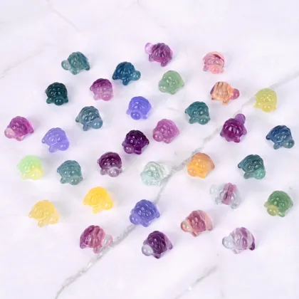 Healing Stone Fluorite Turtle