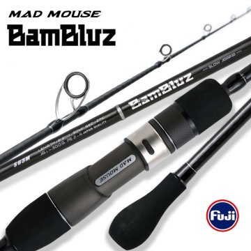 Madmouse Bambluz 1,9 μ. Ιαπωνία Fuji Slow Jig Rod για Spinning &amp; Casting με Lure 200-400g
