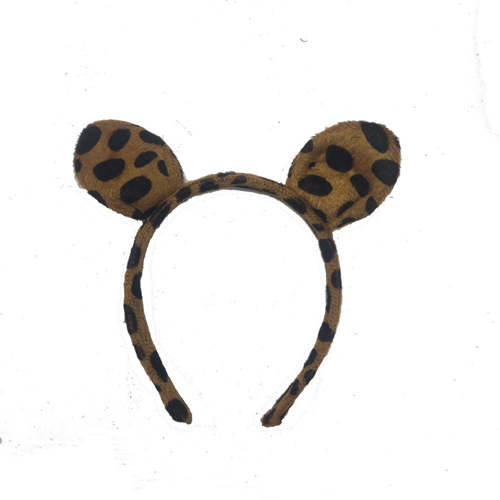 Leopard Ear Hair Hoop Suit For Masked Ball