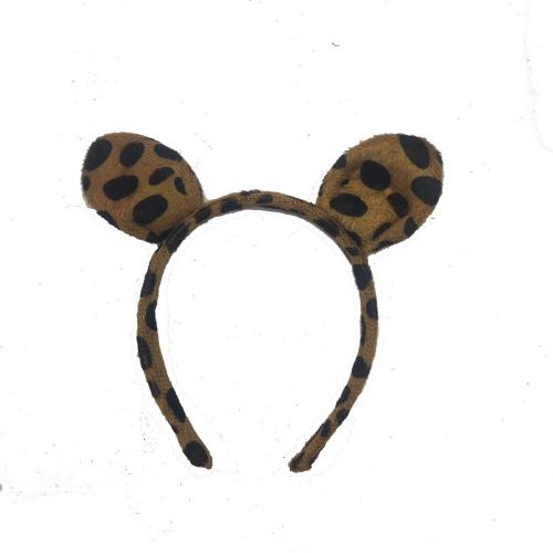 Terno de arco para cabelos para leopardo para bola mascarada