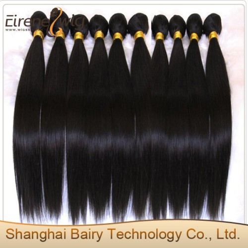 Wholesale Large Stock Grade 6A Natural Straight 100 virgin brazilian hair weave