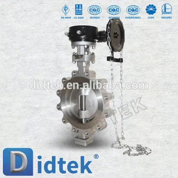 Didtek 100% test Ship and building fully lugged butterfly valve