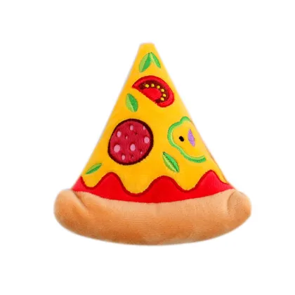 simulated food Burger Fries Shake Pizza dog toy