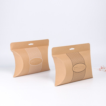 Good Price Kraft Paper Pillow Box Packaging