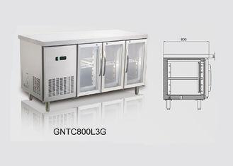 Ventilated Three Door 490L Compact Refrigerator For Restaur