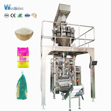 PLC Control Vertical Rice Plastic Bag Packing Machine