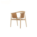 Zeitraum Freely Hanging Seat Armrest Pelle Chair