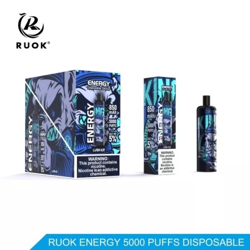 POD descartável Ruok Energy 5000 Tiro