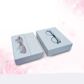 Cardboard Lid Custom White Sunglasses Gift Box