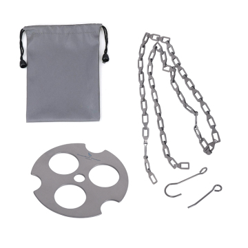 Portable Titanium Tripod Hangar for Campfire Cooking