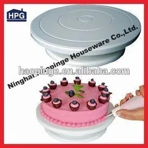 Plastic rotating cake stand cake stand decorative cake rotating stand