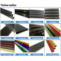 Colorful metallic thread carbon fiber tube pipe