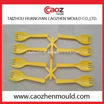 Plastic Disposable Ice Cream Spoon Mold in China