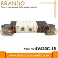 4V430C-15 5 방향 공압 방향 제어 밸브 AC220V