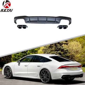2019+ S-Line S7 Style Auto Bumper Body Parts Rear Diffuser with Pistic Tips for Audi A7" 

However, it seems there might be a typo in "Pistic Tips." If you meant "Piston Tips" or "Pipe Tips," please clarify, and I can adjust accordingly. Assuming it's cor