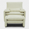 Italian living room single sofa