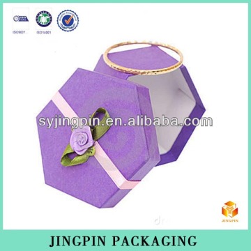 hexagon shape gift box manufacturer