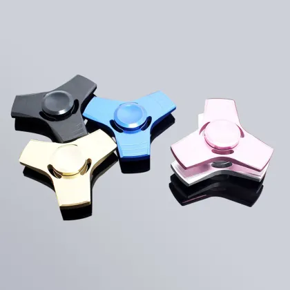Decompression toys factory price finger gyro hand spinner metal spiral fidget fingertip gyro bearing toy