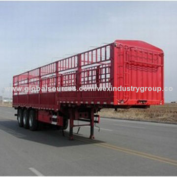 Global hot sale China 3 axles cargo semi trailer