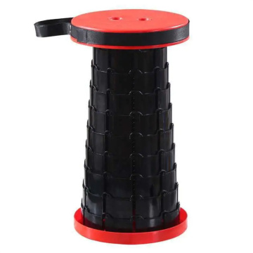 Affordable Round Plastic Rolling Foot Stool with Injection Moulded Construction and Cut Processing Service for Supermarket Applications
