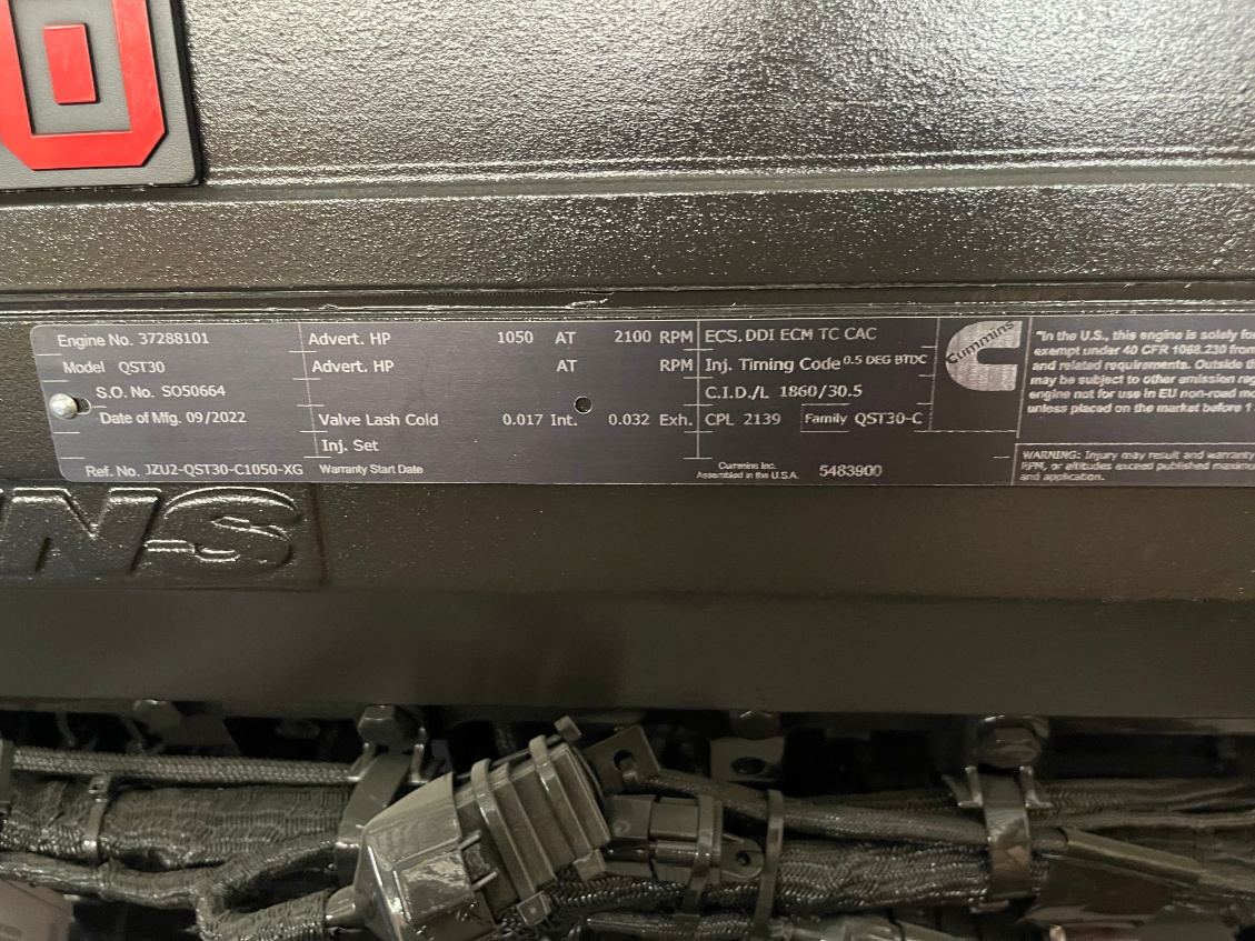Genuine cummins QST30 engine assembly