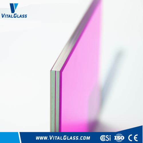 Clear/Pink/Blue Opal Laminated Glass for Windows Glass