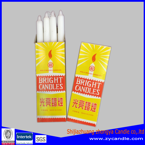 Ghana bright white color candle selling