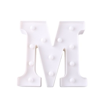 LED Letter Lights - Digital Number Creative Luminous Decor for Parties and Events