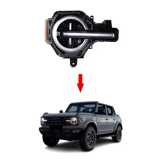 XT Upgrade LED 4 Lens Dynamic Headlights for Ford Bronco 2020-2023