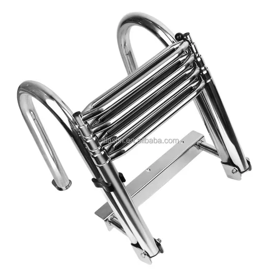 Factory Outlet 316 Stainless Steel Marine Boat Yacht Ladder