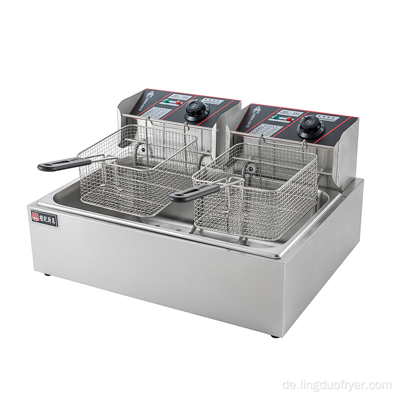 Catering -Geräte 12L Electric Commercial Deep Fritteuchter Food Fritting Machine