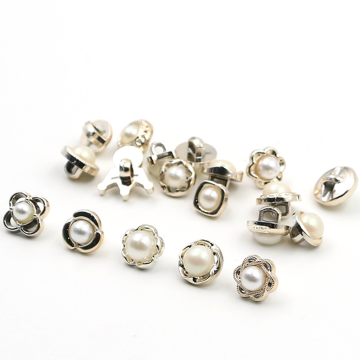 Hot Sale White Pearl Plastic Buttons: Decorative Resin Shirt Buttons