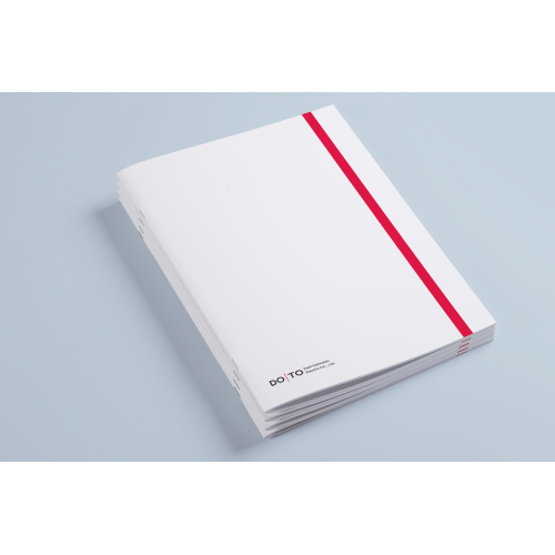 Saddle-Stitched Notebook for Daily Notes