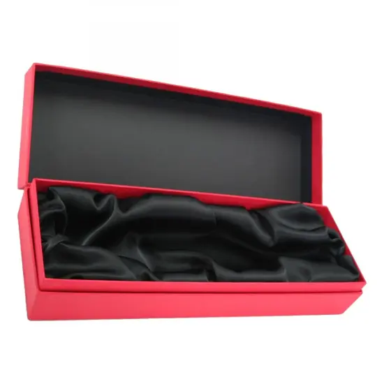 Book Shape Paper Wine Gift Box Satin tray