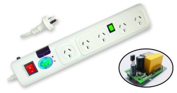 240v 10a Abs Housing Tv Oem Power Extension Socket With External Infrared Sensor