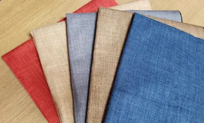 Woven Polyester Doris Mat Linen Fabric for Sofa