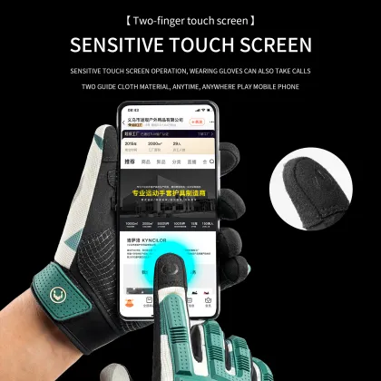 Touchscreen Hard Protective Knuckle Hunting Tactical Gloves - Wear Resistant Motorcycle Gloves for Sports and Outdoor Activities