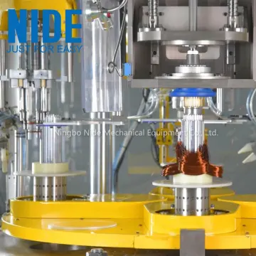 Automatic motor stator winding insertion machine
