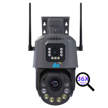 6MP 4G 36x Optical Zoom Dual Lens PTZ Network CCTV Camera