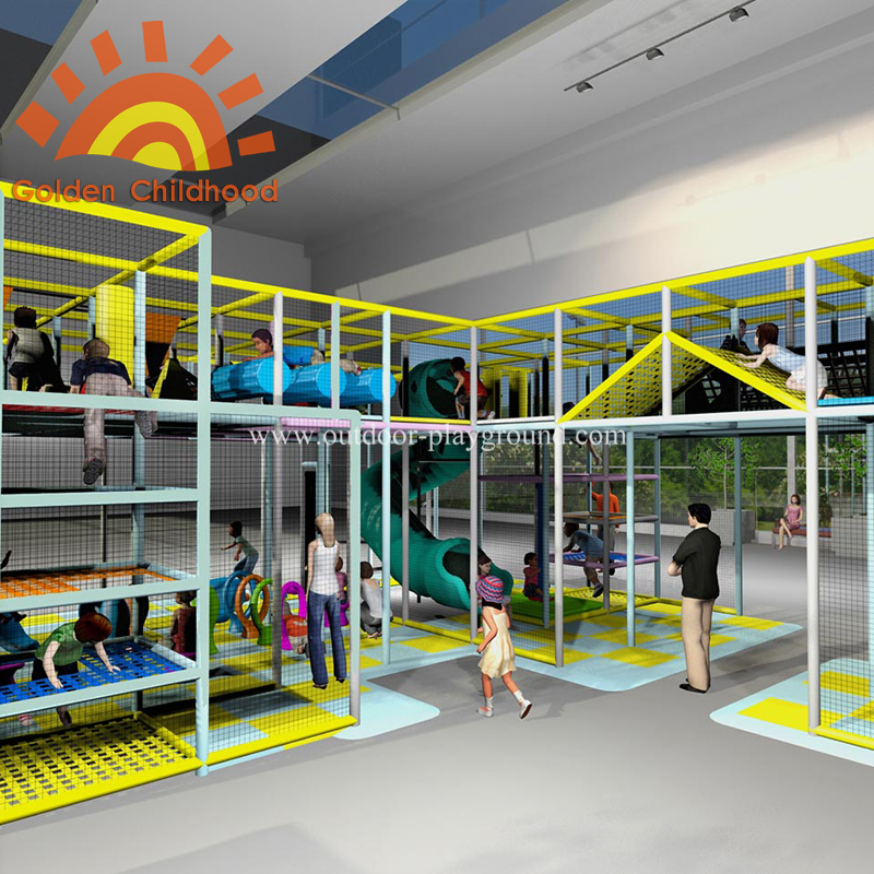 large structure indoor playground