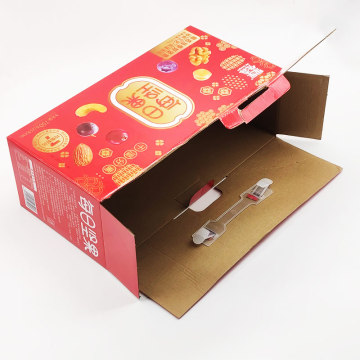 Custom Kraft Paper Food Packaging with Colorful Logo Boxes for Nuts and Gifts