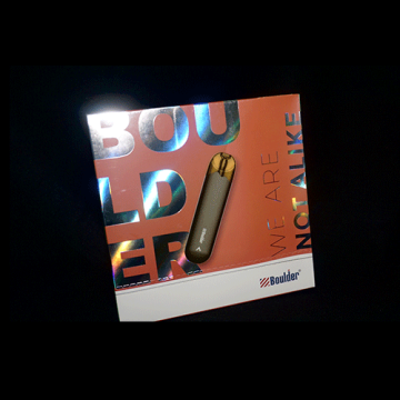 New Come E-Cigarette -Boulder Amber Serial-Normal Gray