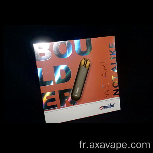 Nouveau-cigarette e-cigarette -Boulder Amber Serial-normal Grey