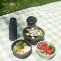 Boîte à lunch sans BPA Boîte à lunch pliable en silicone de qualité alimentaire