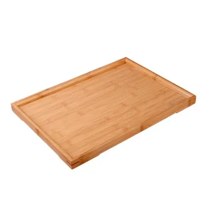 Solid Bamboo Organic Tea Serving Tray