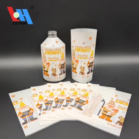 Custom Hand Sanitizer Bottles Heat Shrink Plastic Packaging