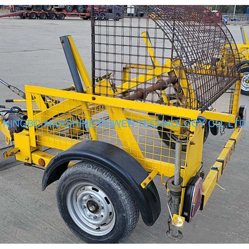 Cable Drum Transporting Trailer