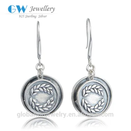 925 Sterling Silver Long Drop Earrings